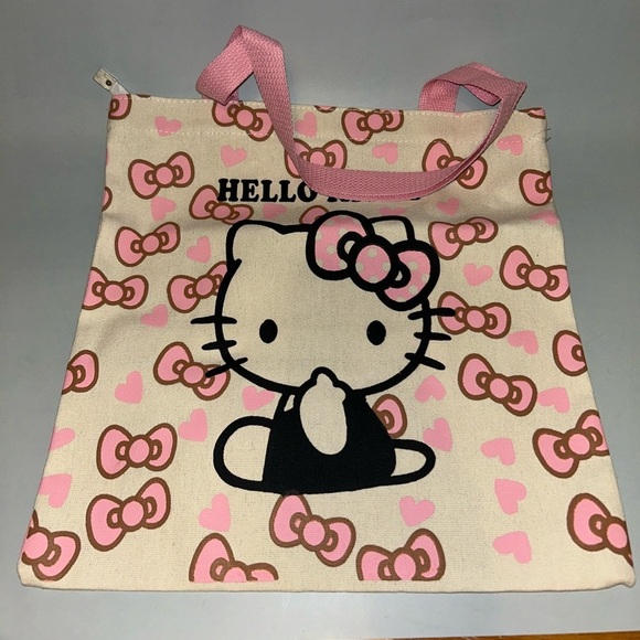 Hello Kitty Handbags - New hello kitty canvas tote